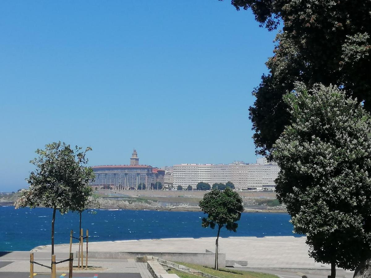 ア・コルーニャApartamento Costa Riazor Corunaアパートメント エクステリア 写真